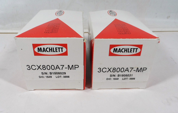 Machlett Matched Pair of 3CX-800A7 MP Triode Amplifier Tubes Brand New in Sealed Packages