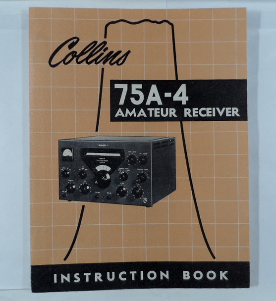 Collins 75A-4  Original Manual P/N 520 5052 00 Revision 1, October 15th 1955  NEW OLD STOCK #2