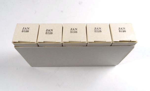 Philips JAN 6AL5 / 5726 New Old Stock Vacuum Tubes Sleeve of 5