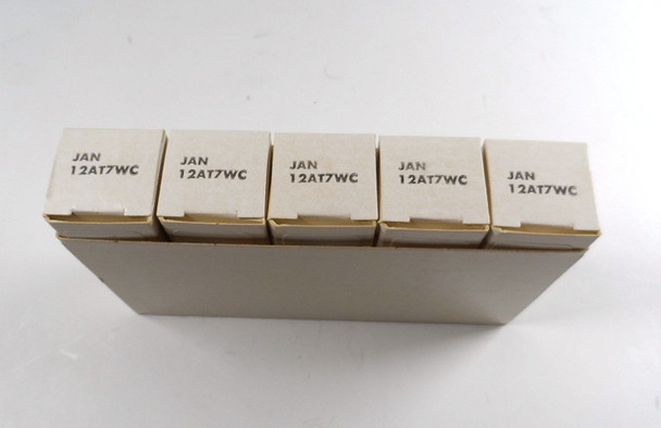 Philips JAN 12AT7 WC New Old Stock Vacuum Tubes Sleeve of 5