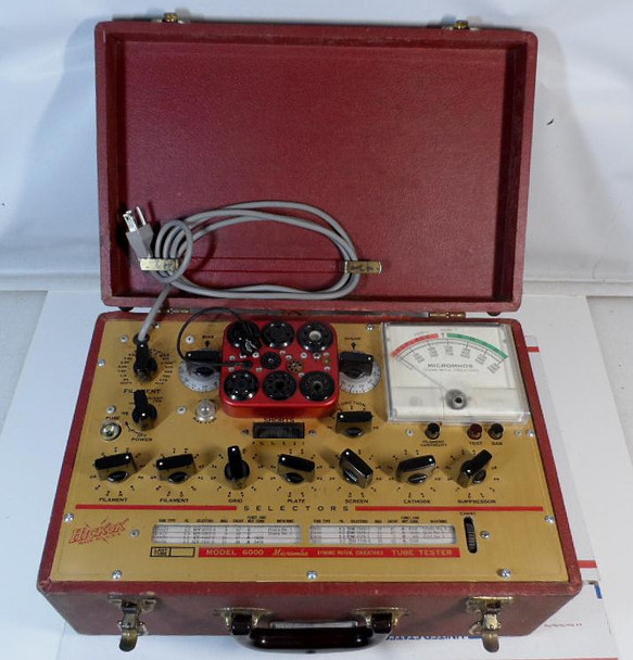 Hickok 6000 Vacuum Tube Tester in Very Good Condition, Needs Work