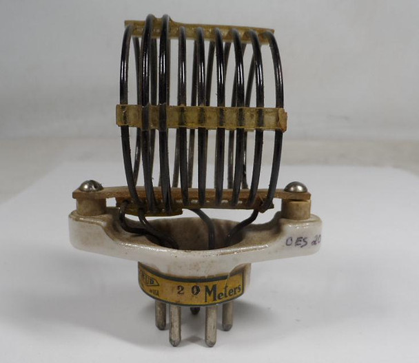 Bud OEL-20, 20 Meter 50 Watt Oscillator and Buffer Coil Used #1