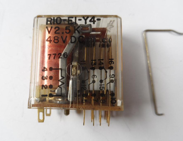 RL Drake TR-4C, K-1 Plug in Relay Part Number R10-E1-Y4-V2.5K
