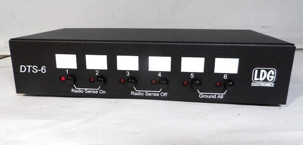 LDG Electronics DTS-6  Electronically Controlled 6 Position Desktop Coaxial Antenna Switch As New!