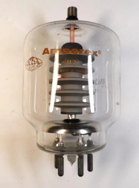 Amperex 3-400Z, 8163 tube, vintage power triode, NOS 3-400Z, Ameritron AL-80, tantalum anode, made in USA, 1967 date code, ham radio tube, Nationwide Radio & Eq Sales LLC