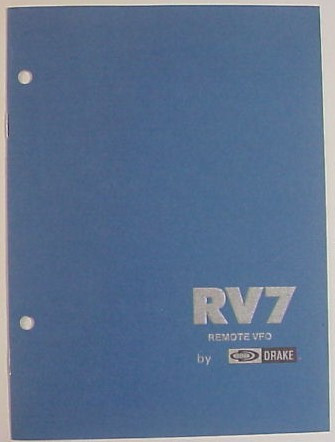 RL Drake RV-7 Original Operation Manual Brand New! - Nationwide Radio ...