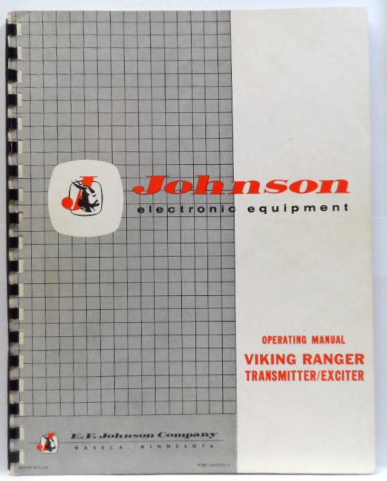 EF Johnson Viking Ranger Original Operating Manual in Excellent ...