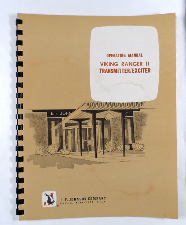 EF Johnson Viking Original Ranger II Operating Manual in Excellent ...