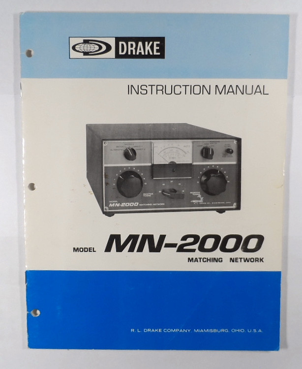 ドレーク　MN-2000 マッチングネットワーク　アンテナカツプラー ドレーク MN-2000 マッチングネットワーク アンテナカツプラー