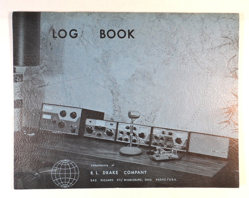 RL Drake Log Book Featuring 4-Line Gear on the Front Cover Unused in As ...