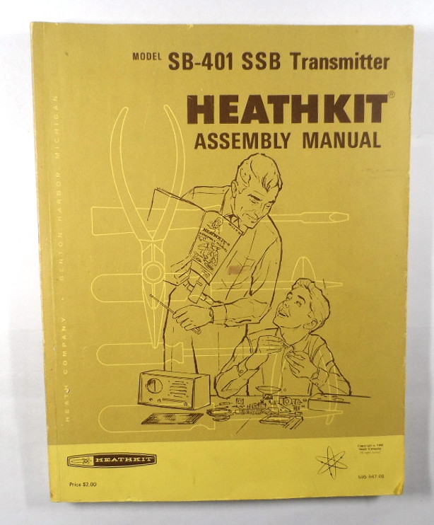 Émetteur Radio Amateur Heathkit SB-401 Vintage - Non Testé - Tubes