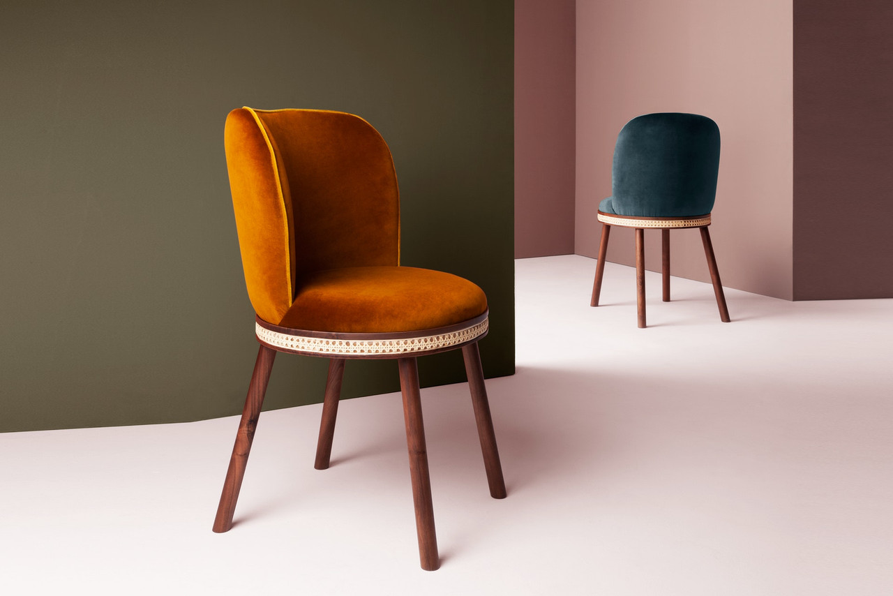 rattan wood chair