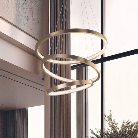 Libe Round Linear Suspension Lamp