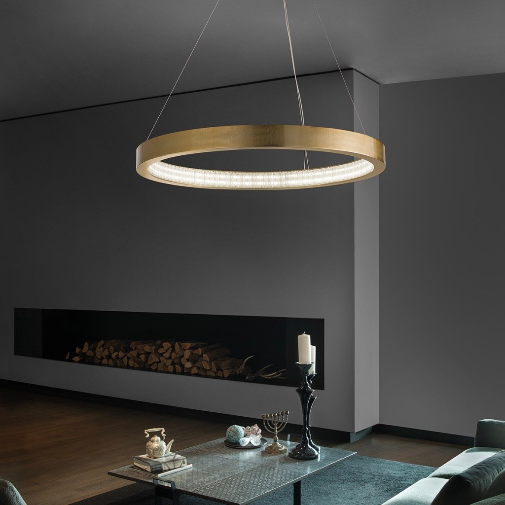 Libe Round Linear Suspension Lamp
