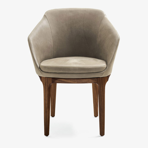 Arm Chair with wood base