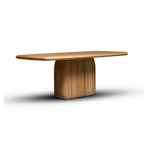 Rectangular wood table