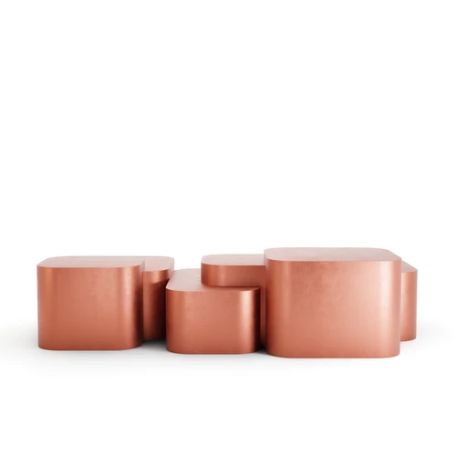 Platea Metalica Brushed Copper
