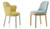 Aleta Chair with Wooden Base
