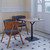 Wood frame dining chair