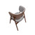 Wood frame dining chair
