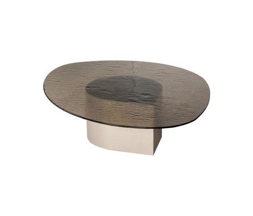Glass coffee table