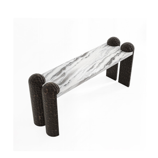 Black Forest Marble Console Table