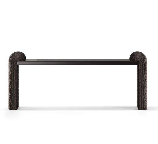 Black Forest Marble Console Table