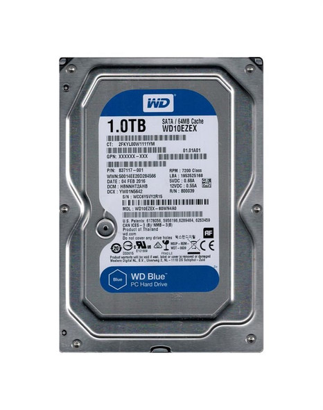 Western Digital 1TB SATA 6Gb/s 7200RPM 3.5 inch Hard Disk Drive