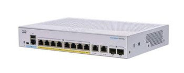 Cisco Business CBS250-8PP-D Ethernet Switch 8 Ports Manageable 3 Layer Supported 10.10 W Power Consumption 45 W PoE Budget
