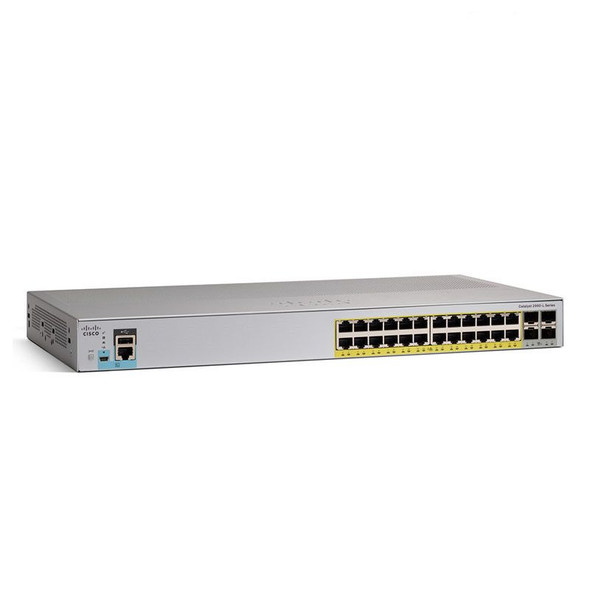 Cisco Catalyst 2960CPD-8PT-L 8-Ports 1000Base-T RJ-45 PoE USB Manageable L2 Desktop RM and Wall Mountable Switch