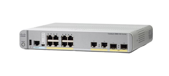 Cisco 8-Ports 10/100/1000Base-T RJ-45 PoE+ USB Manageable L2 Desktop RM and Wall Mountable Switch