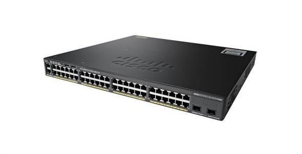 Cisco Catalyst 48Ports 10/100/1000 + 2 x 10 Gigabit SFP+ Managed Rack Mountable Stackable Net Switch