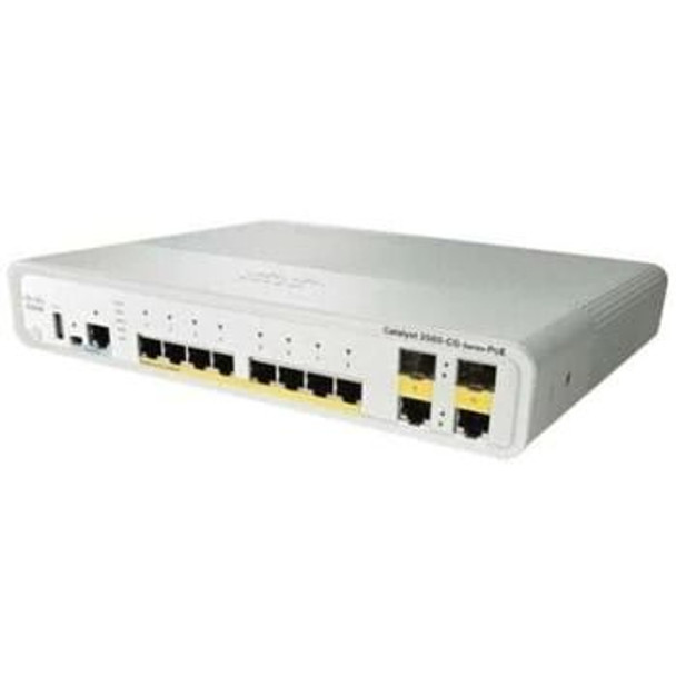 Cisco 3560C PD PSE Switch 8 GE PoE 2 x 1G Copper Uplink IP Base