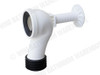 Pan Bend Q-Bend Waste Plumbing (White) - 12044