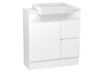 Lily FP 750 (300mm Deep) Slim Floor Mount Vanity with Free Lily Stone Top