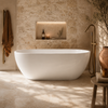 YARRA FREESTANDING BATH GLOSS WHITE