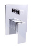 Rosa Wall Mixer with Diverter Chrome