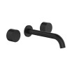 Tana Basin or Bath Wall Mixer Set 1/4 Turn Matt Black