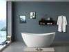 HIGHETT 1500 FREESTANDING BATH GLOSS WHITE