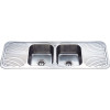 Cora Double Bowl & Double Drainer Kitchen Sink 1380x480mm