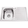 Eden Left Single Bowl & Single Drainer Kitchen Sink 780 x 480mm