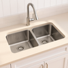 OTUS DOUBLE BOWL UNDERMOUNT SINK 822 x 460 x 230mm 