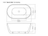 YARRA FREESTANDING BATH MATTE WHITE