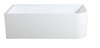 CHELSEA LEFT CORNER BATH 1500 (510mm Height) - Gloss White