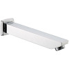 YALE SQUARE SPOUT 160mm CHROME