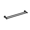 MECCA DOUBLE TOWEL RAIL 600MM MATTE BLACK