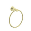 MECCA HAND TOWEL RING BRUSHED GOLD