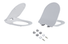SLIM TOILET SEAT - SOFT CLOSE - GLOSS WHITE (SC805) FOR 022, 022R, 025, 023, 105T