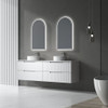 Aulic Canterbury Touchless Arched LED Mirror 900x500mm