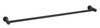 SAMANTHA 750 SINGLE TOWEL RAIL - MATTE BLACK